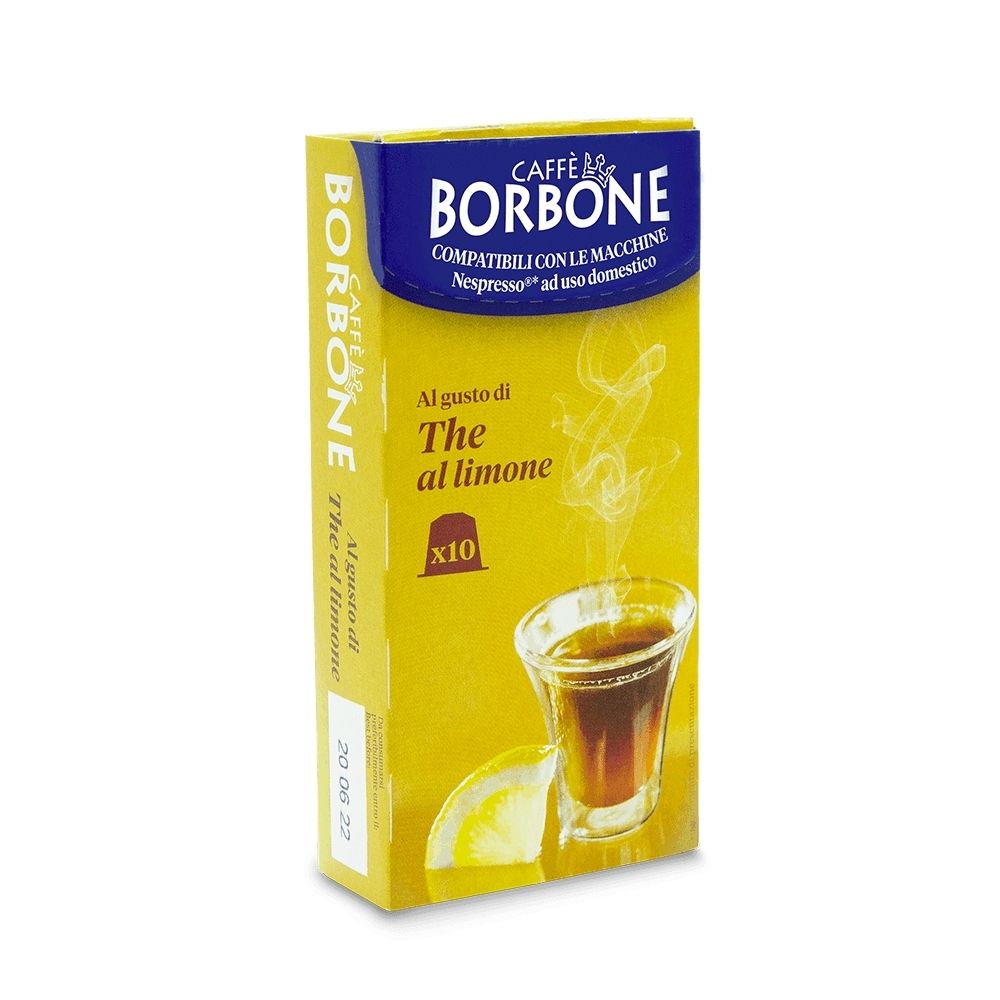 Caffè Borbone Lemon Tea Capsules (Nespresso Compatible)