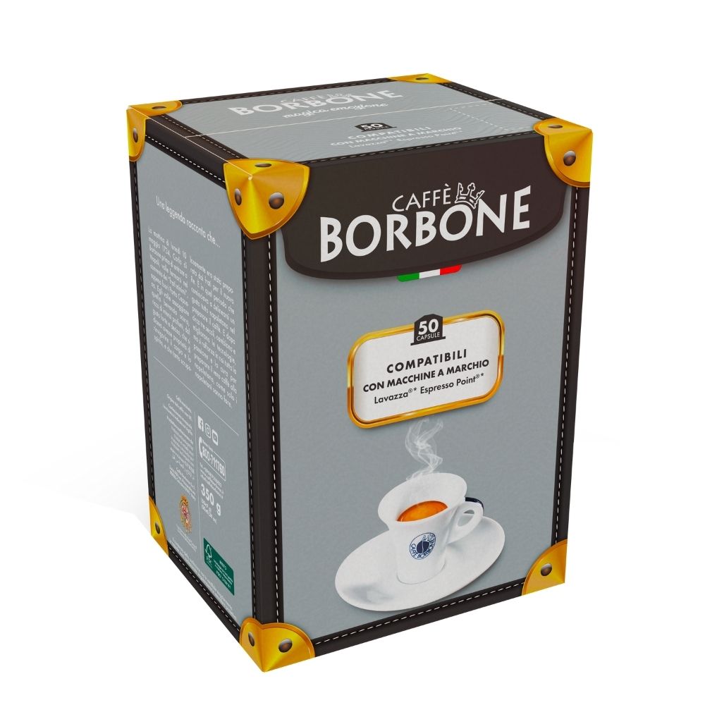  Caffè Borbone 50 Coffee Capsules Compatible Nespresso